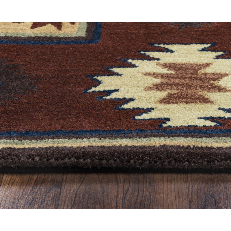 Eastman Performance Wool Geometric Indoor Rug, Rectangle 3' x 5'