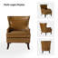Fauteuil à oreilles en cuir Aquita-1474933657
