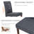Upholstered Dining Chair Set, Solid Wood Legs, Breathable Fabric Seat, Thick Cushion for Comfort, Modern Parsons Style Side Chairs for Dining Room-1533165717