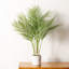 Faux palmier en pot blanc-92330803