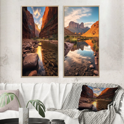 2 Pieces on Canvas - Big Bend And Zion National Park