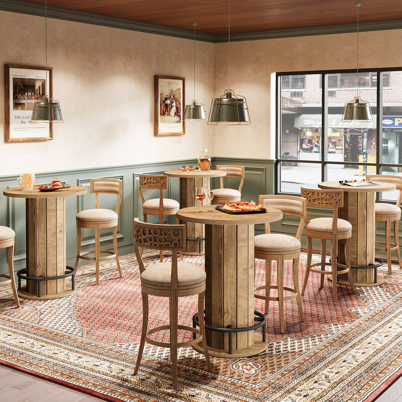 Round Dining Table, Natural