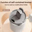 Grande tasse à café en acier inoxydable avec poignée-411269885