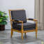 Fauteuil Spindle, chêne vieilli, gris anthracite