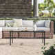 Lucier 44'' Glass Outdoor Coffee Table
