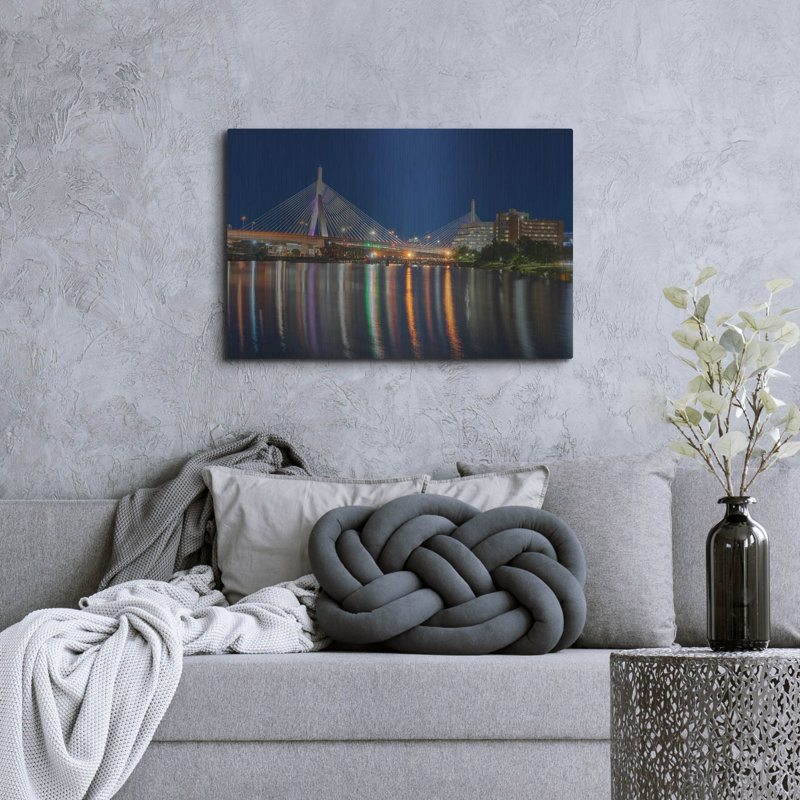 «Zakim Bridge August 26 2020» par Rick Berk, H 24 po x l 36 po