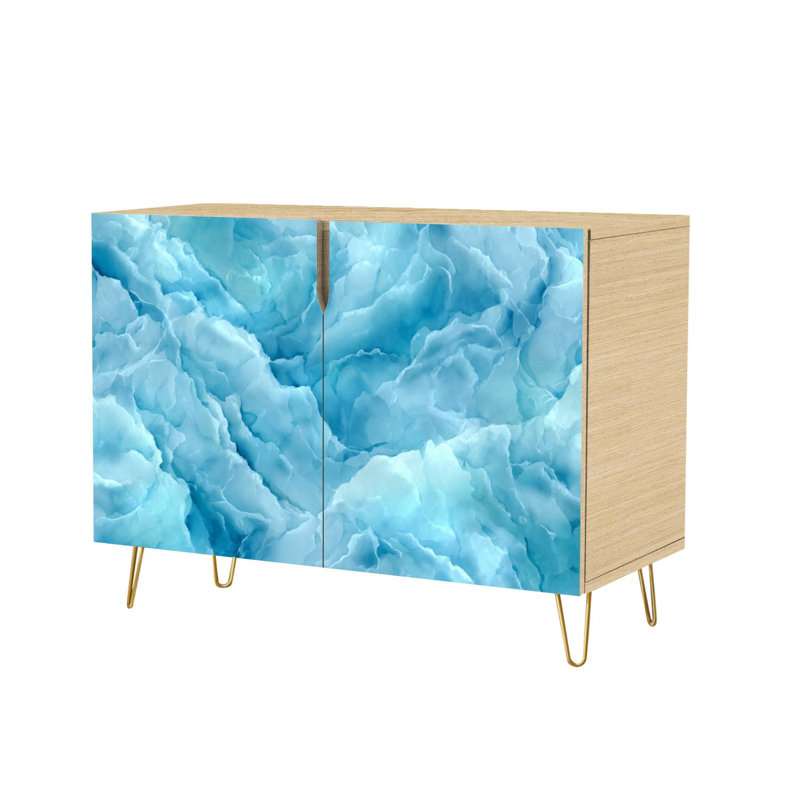Buffet Buffet avec rangement Light Tie Dye