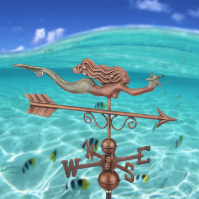 28'' H Metal Nautical & Beach Weathervane
