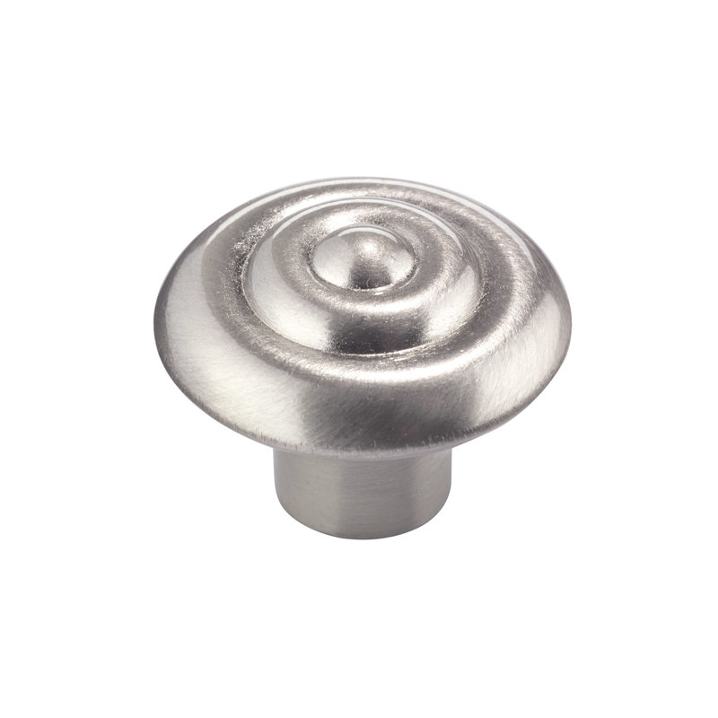Poignée ronde 1 1/4" de diamètre Expression, Nickel brossé