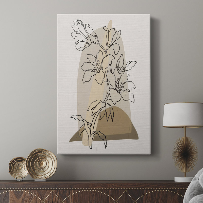 Modern Botanical I - Gallery Cavas, H 18 po x l 12 po