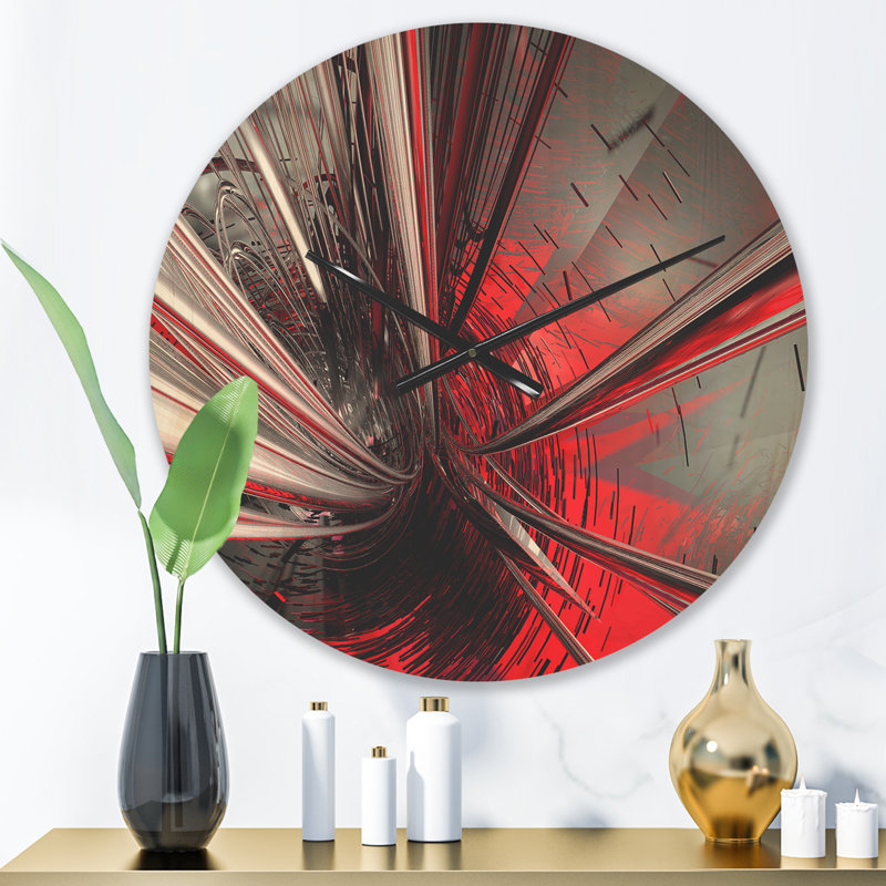 Horloge murale Fractal 3D, Petit