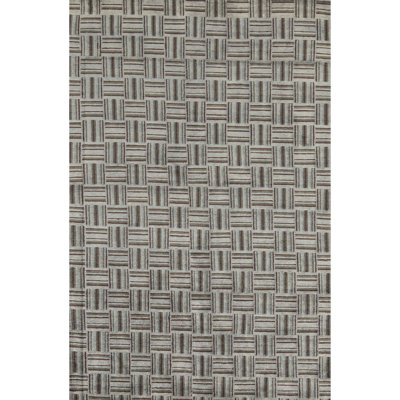 Hand-Knotted High-Quality Gray Area Rug