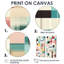 Motif rétro à carreaux pastel 2 pièces-168436385-168436397-168436396