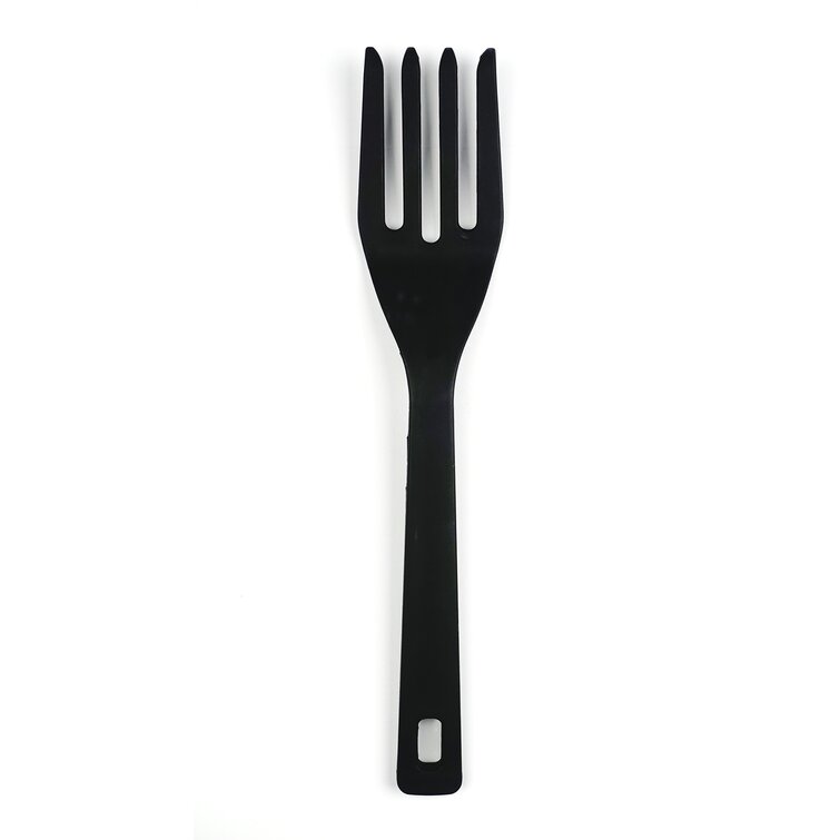 Nylon Fork Made of Heat Resistant Nylon with Plastic Handle with