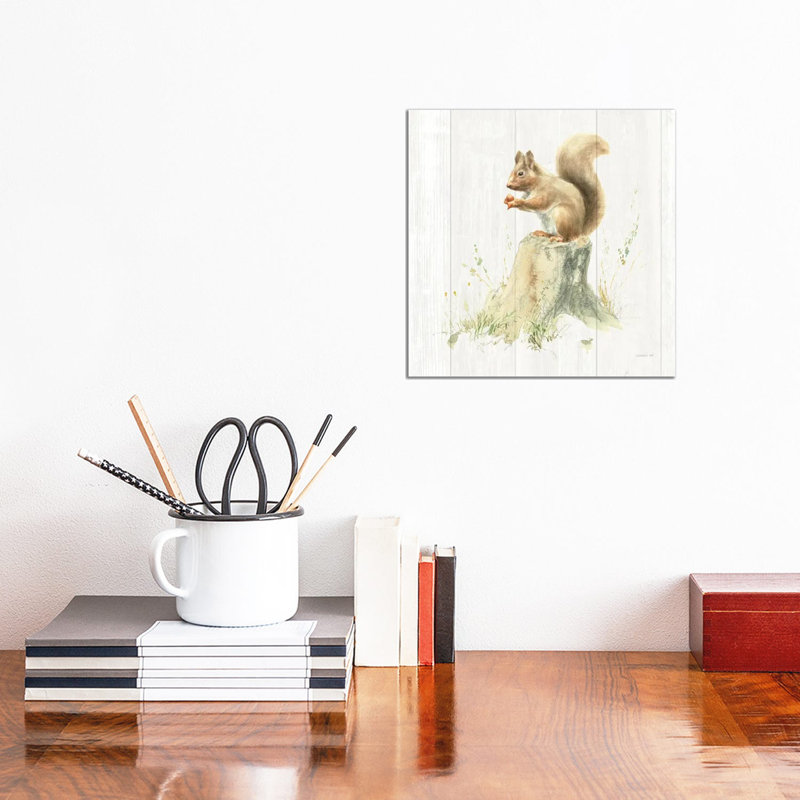 Meadows Edge VI On Wood by Danhui Nai - Wrapped Canvas Gallery-Wrapped Canvas Giclée, 30.48 cm H x 30.48 cm W
