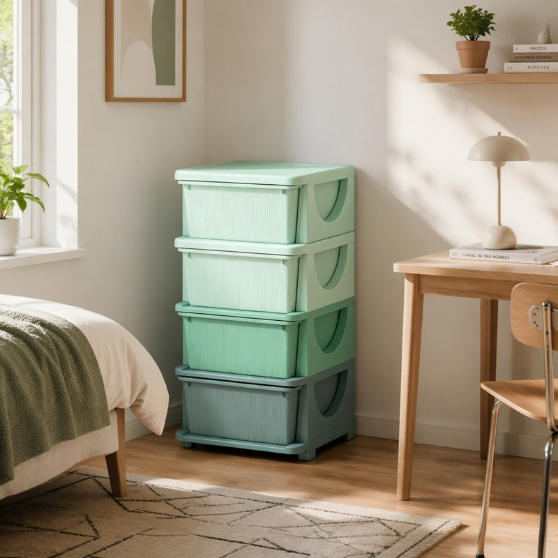 Tiroirs de rangement modernes pour jouets, organisateur de salle de jeux à plusieurs niveaux, meuble à tiroirs vertical peu encombrant