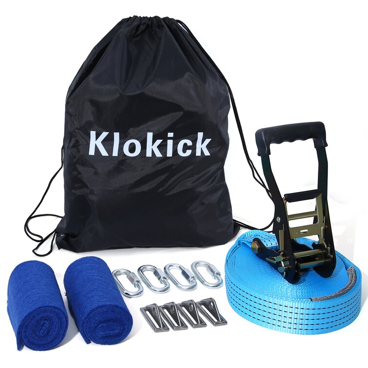 Klo Kick Ensemble de suspension pour balançoire 2inch * 45Ft