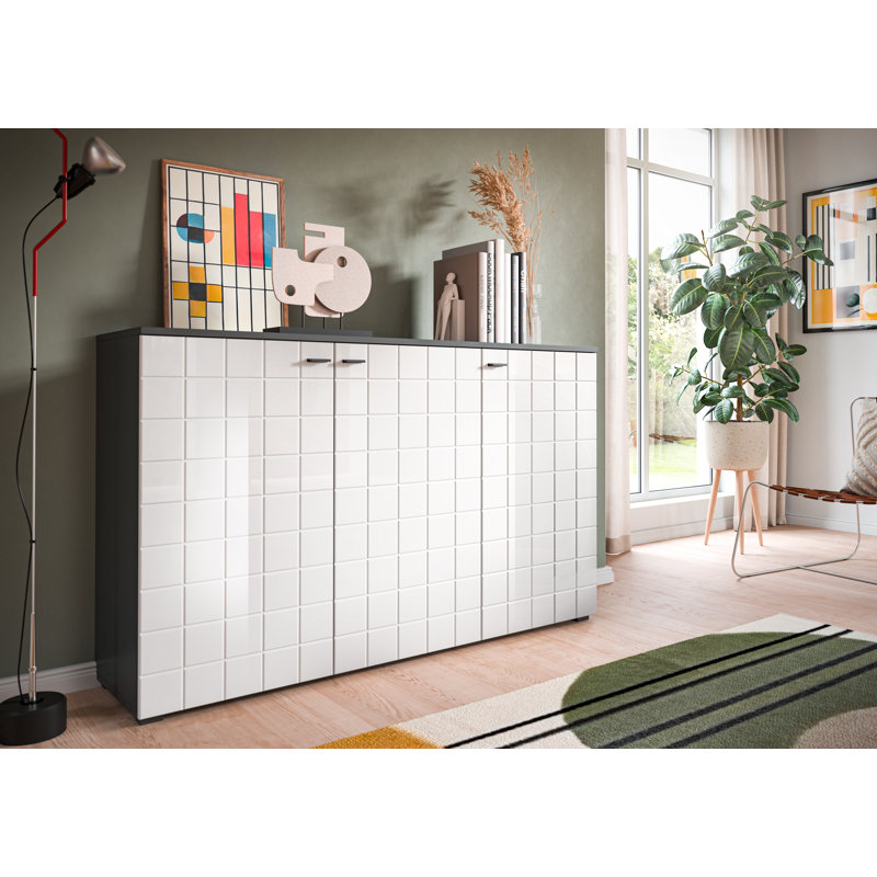Monte Sideboard, White/Anthracite
