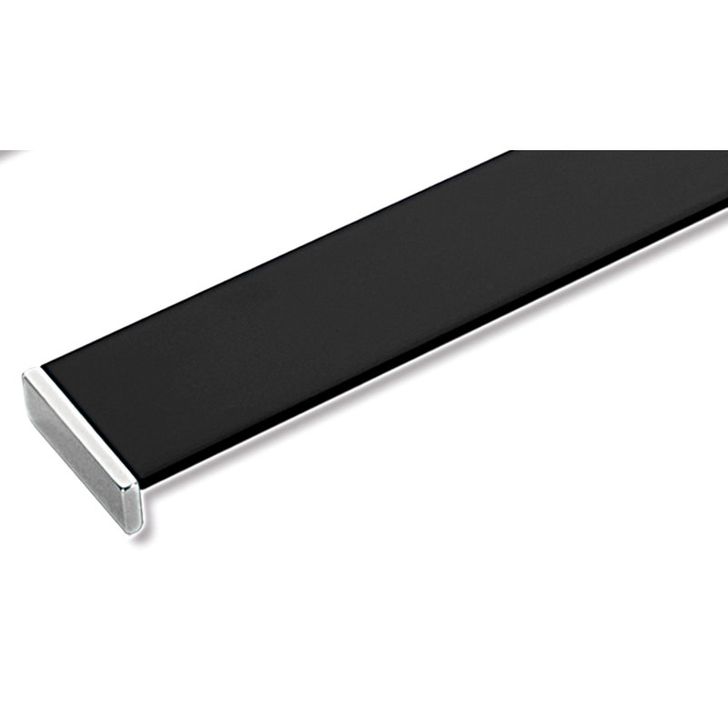Linea Handle Center, Chrome / Black