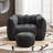 Sofas Upholstered Accent Chair with Ottoman-123028591-123028592