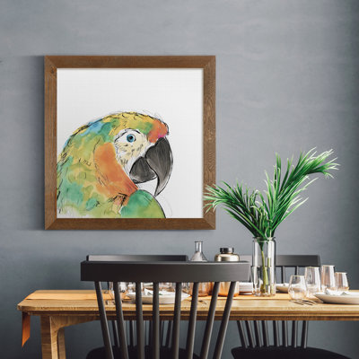 Olive horizon II, reproduction d’art sur toile encadrée