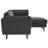 Ugo Leather L-Shaped Sectional Right Hand Facing