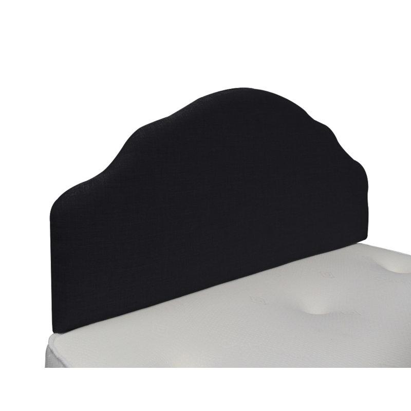 Burbach Upholstered Headboard, Single (3'), Charcoal