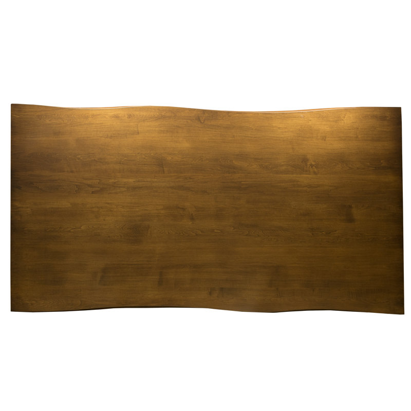 Maple Solid Wood Dining Table, Walnut, 29" H x 80" W x 36" D