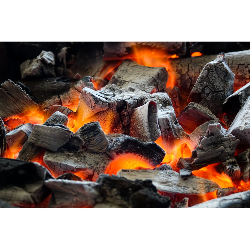 Jonesy Fire by Ritthichai - Wrapped Canvas Print, 20cm H x 30cm W 3.8cm D