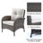 Aluel Wicker Rattan Outdoor Lounge Chair-82908386