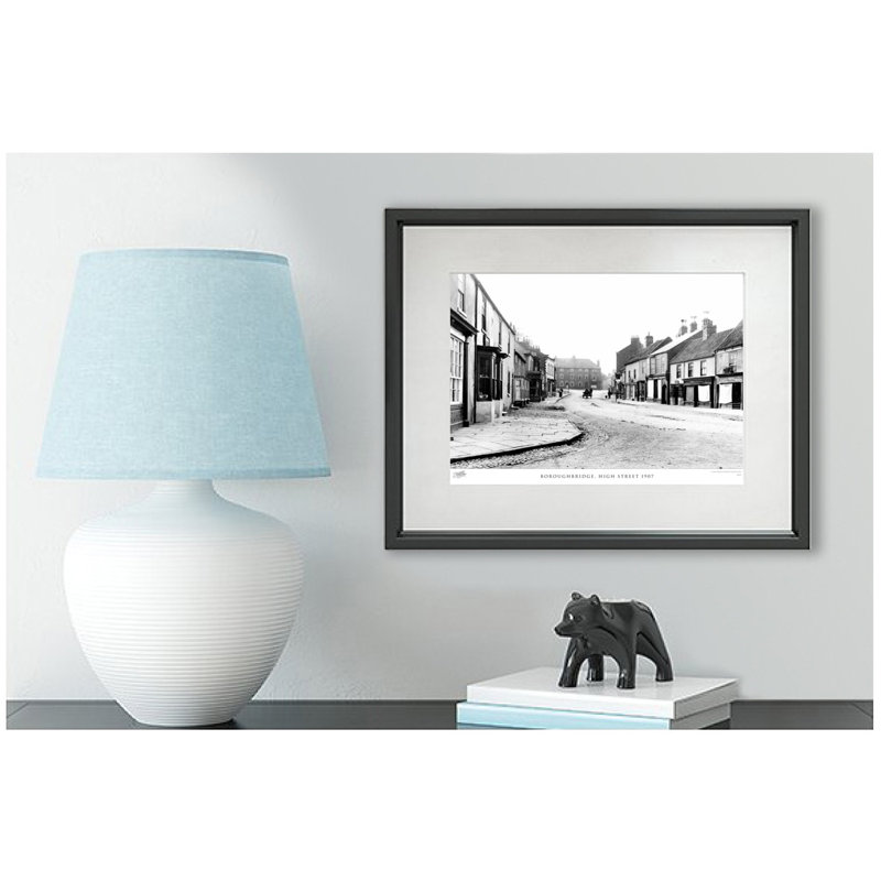 Boroughbridge, High Street 1907 - Single Picture Frame Print, 40cm H x 50cm W x 2.3cm D