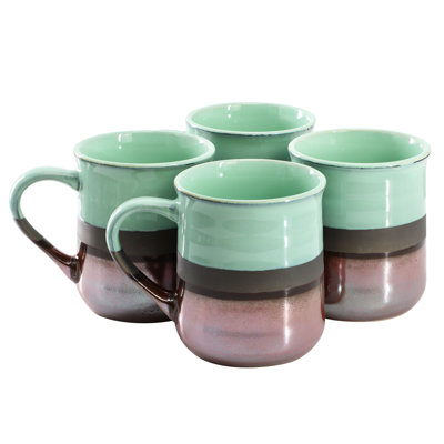 Ensemble de tasses en grès 4 pièces 18 onces Lark Manor ™