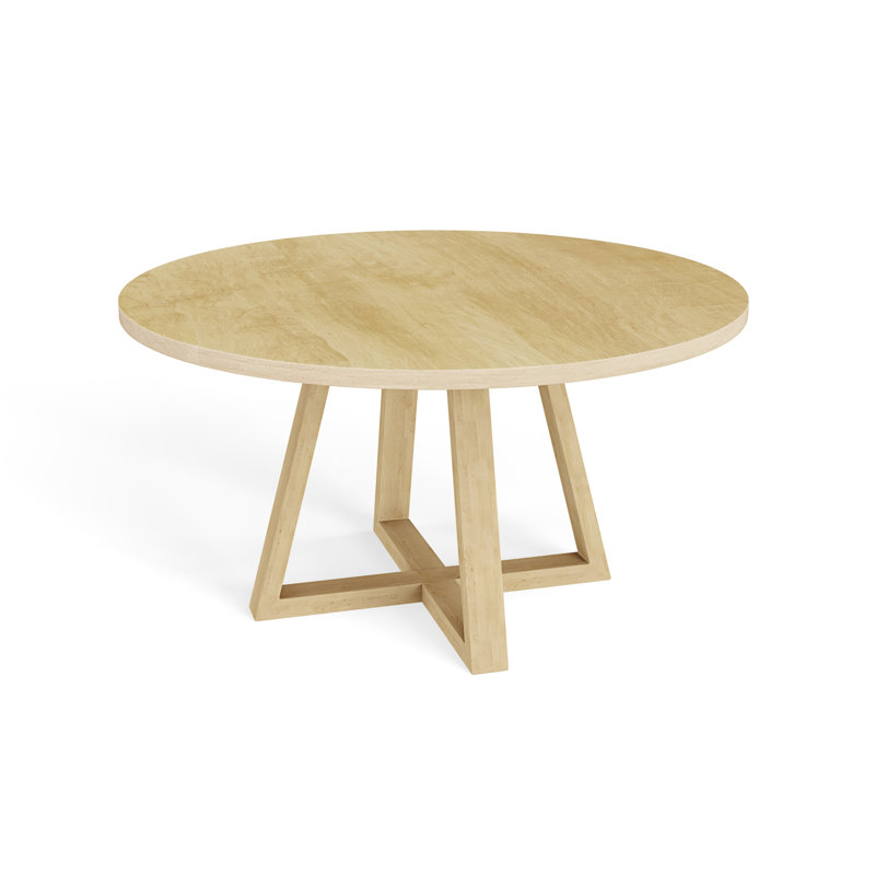 Table de salle à manger Ledford, Naturel, H 29 po x L 54 po x l 54 po