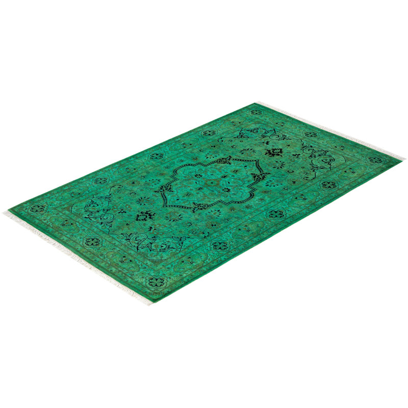 Yoshua One-of-a-Kind 3' 2" X 5' 2" Hand Knotted Area Rug