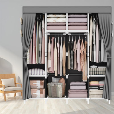 165cm Portable Wardrobe