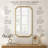 Gold Scalloped Wood Wall Mirror
