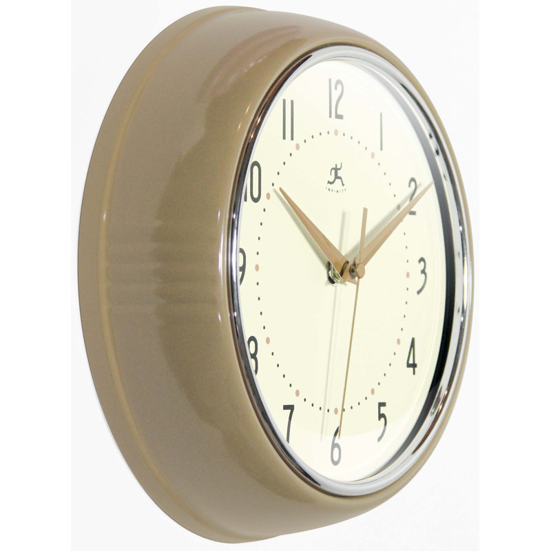 Horloge murale Desdra, Café au lait, Petit