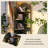 21.26"Green Solid Wood Bookshelf