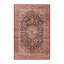 Tapis beige / rouge en laine Lisbeth-150340059