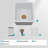 Quartz Kitchen Sink - 14.82" X 17.55" X 8.38" White Granite Composite Undermount Single Bowl Kitchen Sink-123833652