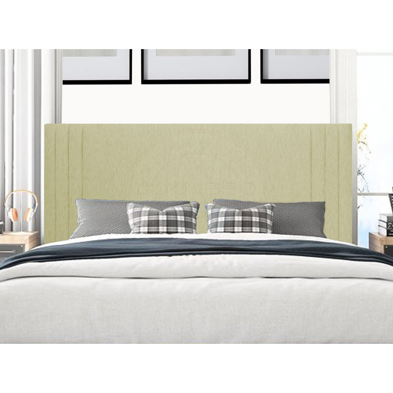 Ghazl Upholstered Headboard, Single (3'), Grey
