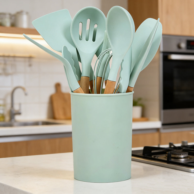 Cylinder Utensil Storage Set