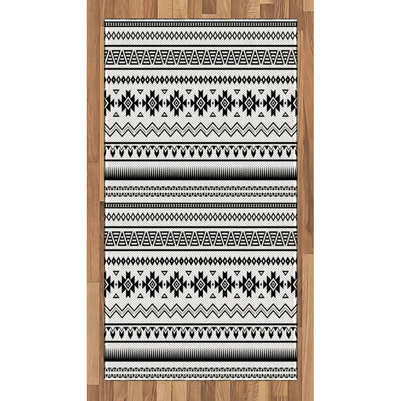 Tapis décoratif Tribal, Rectangle 2 pi 7 po x 5 pi