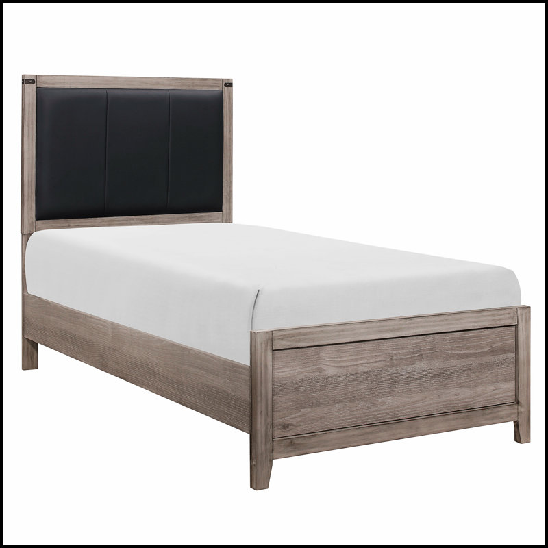 Tête de lit tapissier en similicuir alliant élégance et confort pour une expérience de sommeil relaxante., Lit simple