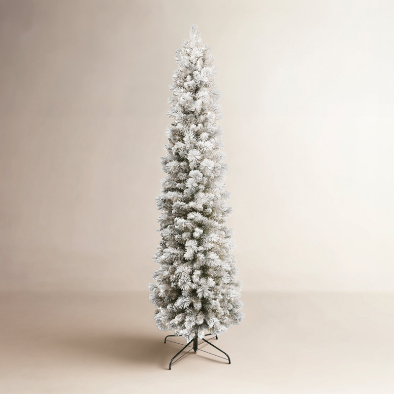 Lighted Artificial Pine Christmas Tree, 7.5' H