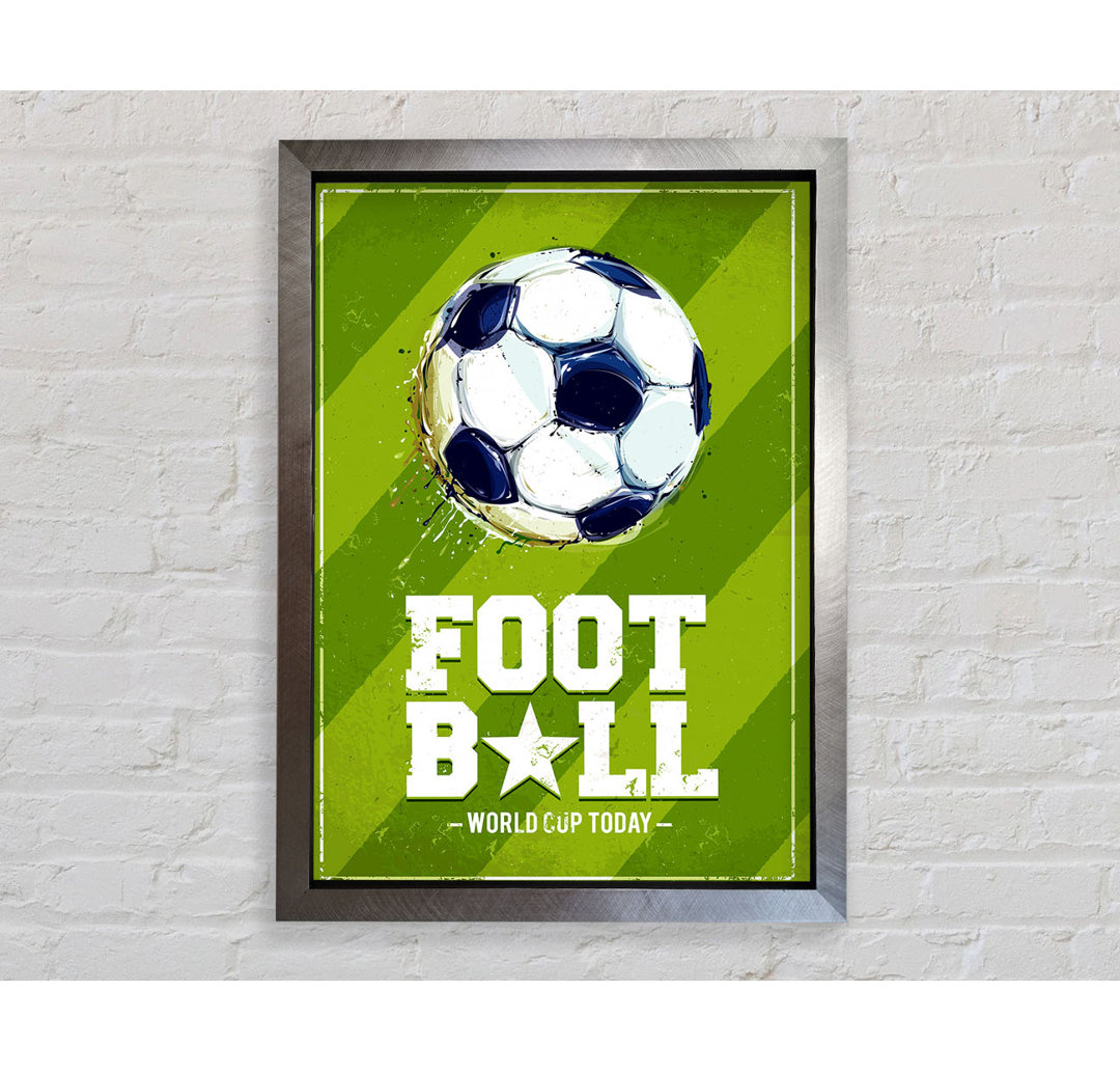 Football Madness Gerahmter Druck Wandkunst