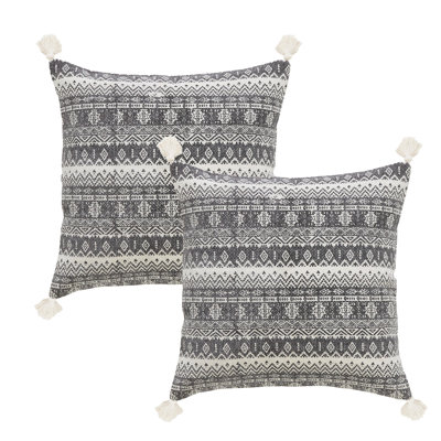 Housses de coussin en coton Artisanal