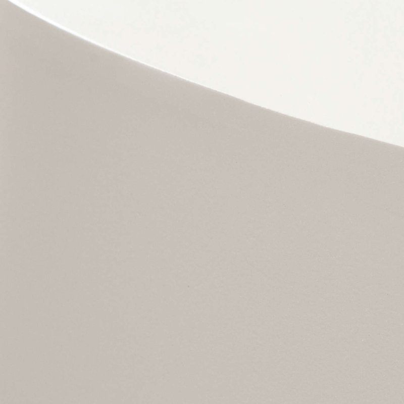 Table basse avec tambour de montage, Blanc
