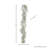 72" Weathered Button leaf garland
