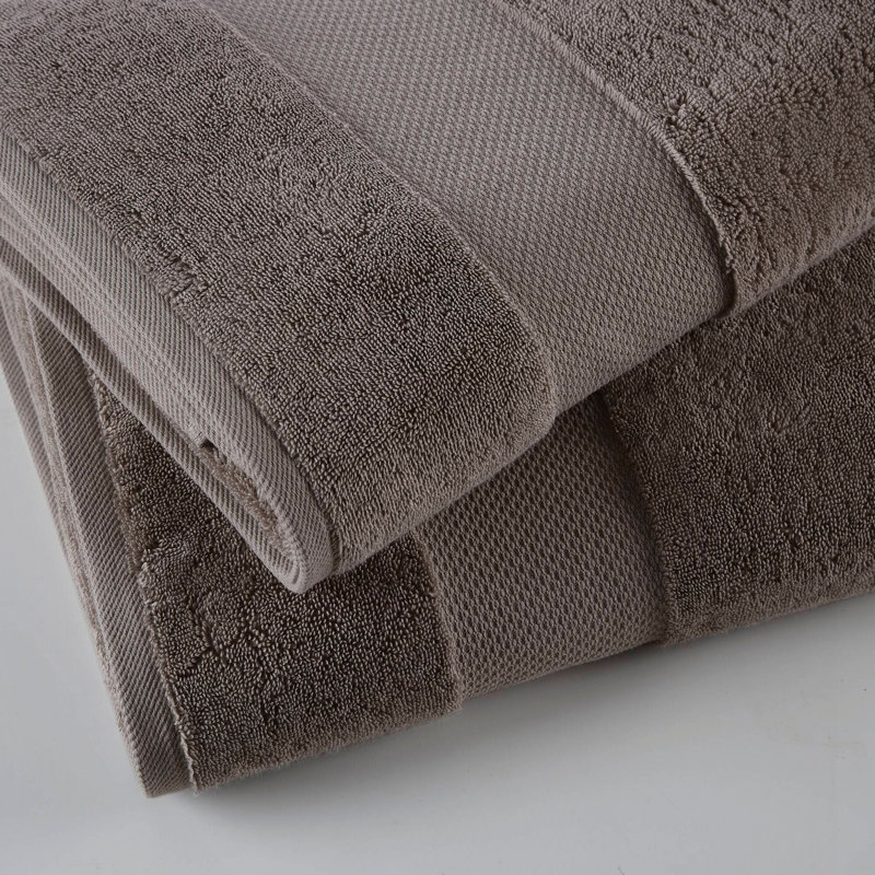 2 PCS 35X70" - 2PK 100% Cotton Bath Sheet Set Charcoal